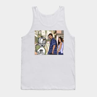 Distracted Boyfriend Space Squadron Leader Goose Tank Top